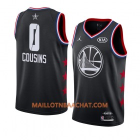 Maillot NBA Golden State Warriors DeMarcus Cousins 0 2019 All-Star Jordan Brand Noir Swingman - Homme
